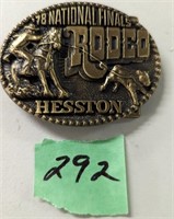 HESSTON NFR RODEO 1978 B. BUCKLE