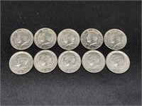 10-1971-D Kennedy Half Dollars