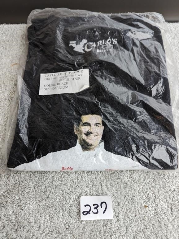 Carlo's- Buddy T Shirt- Medium- New in Package