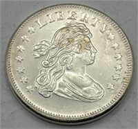 (KK) Silver Round Liberty Bust 1oz Coin