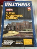 Walters Three Stall Roundhouse Addition Ho Kit