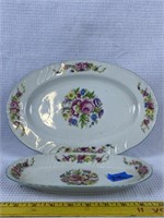 2pc Haviland platters