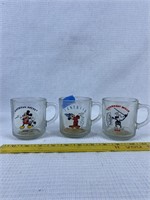 3pc Disney mugs