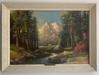 Robert Wood "Majestic Peaks" Framed Print