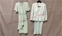 Vintage Miss Elliette Dress & Dress w Blazer Set