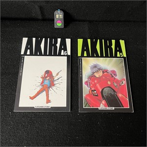 Akira 5 & 6 Newsstand Editions