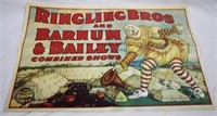 Ringling Bros circus 17 x 25 poster