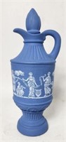 AVON Wedgewood Blue Decanter/Bath Oil Bottle