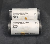 2015 Lyndon B. Johnson Presidential U.S. Mint Roll