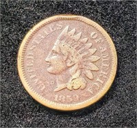 1859 Indian Head One Cent Coin