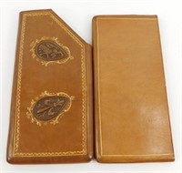 Vintage 2-Piece Leather Wallet - Made in Italy,