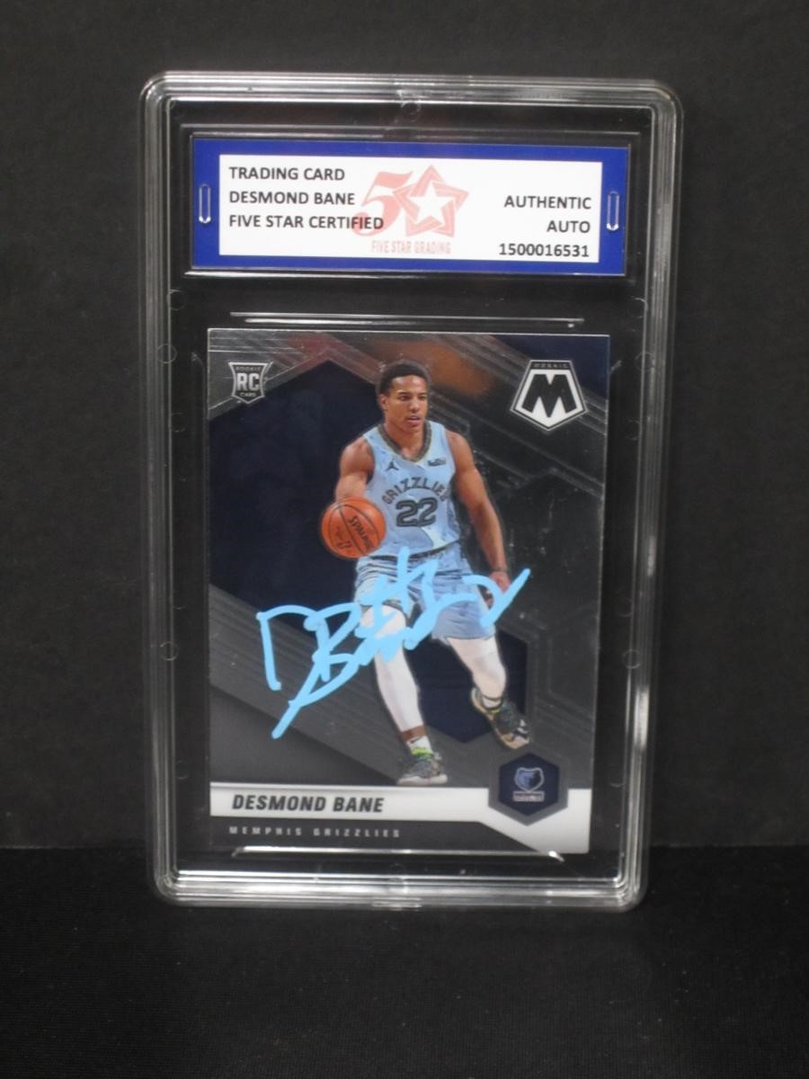 Desmond Bane Signed Trading Card RC Fivestar