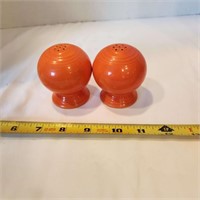 Vintage Fiestaware Orange Salt and Pepper