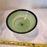 Vintage Tango Green Bowl Pedestal