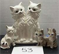 Vintage kitten / cat decor