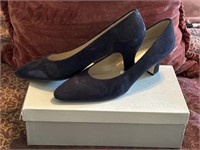 Bandolino Candy Navy Suede Shoes