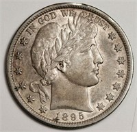 1895 Key Date Barber Half Dollar