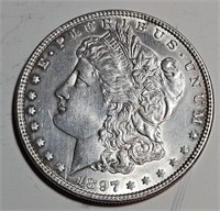 1897 P Natural BU Morgan Dollar