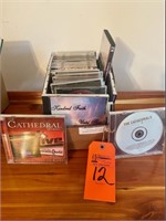 Box lot assorted gospel CDs