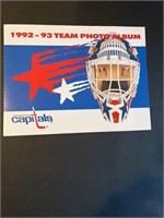 1992-93 Washington Capitals Team Photo Album