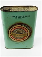Vintage Kings gunpowder tin