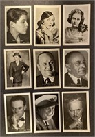 MOVIE STARS: Scarce LANDE Tobacco Cards (1931)