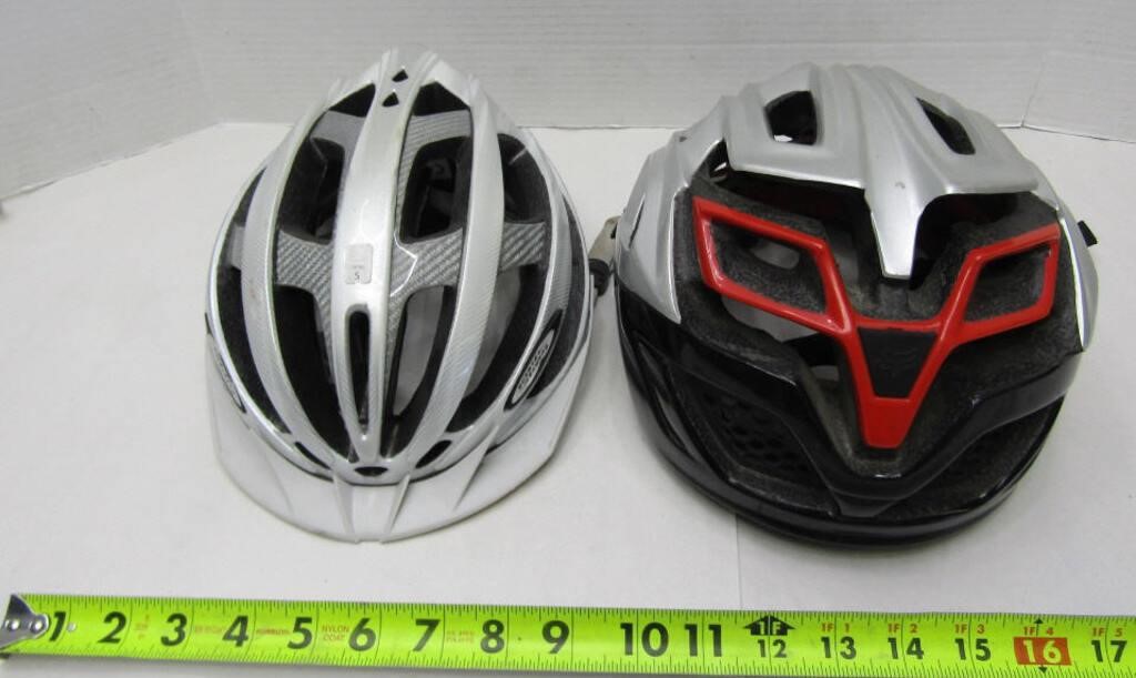 2 Bike Helmets - Garneau & Fox