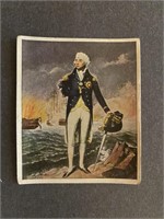 LORD HORATIO NELSON Antique Tobacco Card (1934)