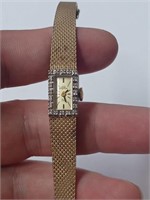 Vtg. Marked Jules Jergenson 10K GP Watch