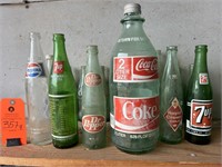 Vintage Coca-Cola (Coke) Bottles and Others