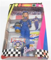 50th ANNI. NASCAR BARBIE IN BOX COMPLETE 1998.
