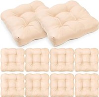 Thyle 10 Pcs Outdoor Seat Cushions Tufted Seat