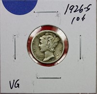 1926-S Mercury Dime VG