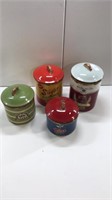 4 pc decorative canister set