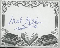 Mel Gilden signed bookplate