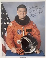 Astronaut Mike Coats signed official NASA photo. G