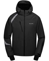 L BALEAF Men's Ski Snow Jacket Windproof...