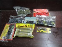 RUBBER FISHING LURES