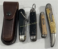 (4) Vintage Pocket / Utility Knives