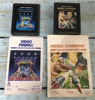 Vtg. Atari video game cartridges