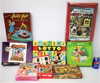 Vintage Disney Jigsaw Puzzles in Boxes