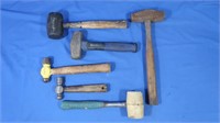 Sledgehammers, Ball Peen Hammers, Rubber Mallets
