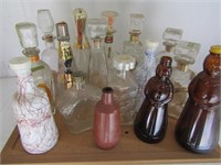 Collectible Bottles Lot-Mrs. Butterworth, Liquor