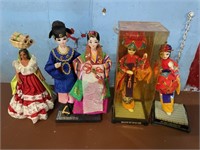 Lot of true Asian dolls and 1 Hispanic