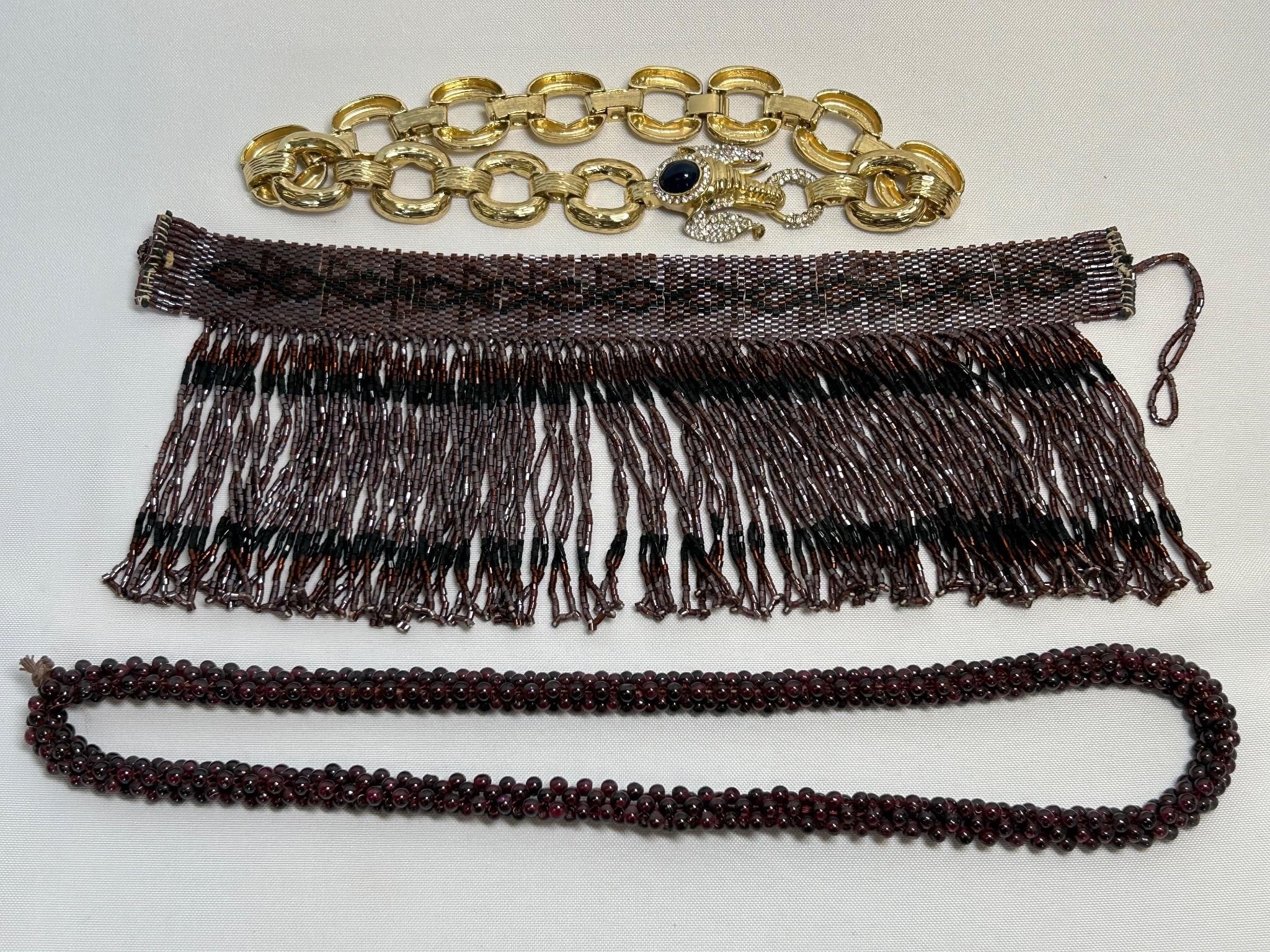 C Bead Choker bead necklace.,