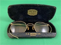 Vintage Eye Glasses & Case