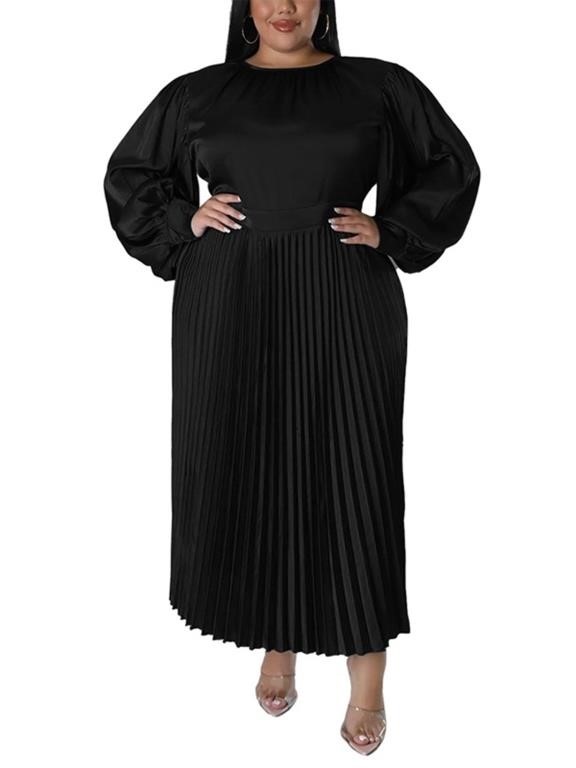 C163  Capreze Maxi Dress Black XL