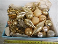 Gold Christmas Ornaments