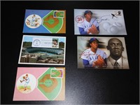 Baseball First day Covers & Fergie Jenkins Lot