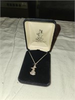 Vintage Hummel Club Necklace - pendant marked